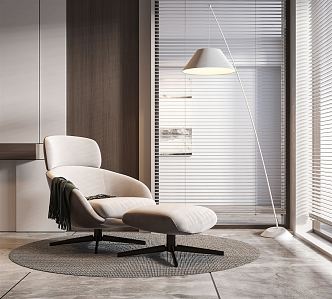 Modern Minotti Lounge Chair 3d model