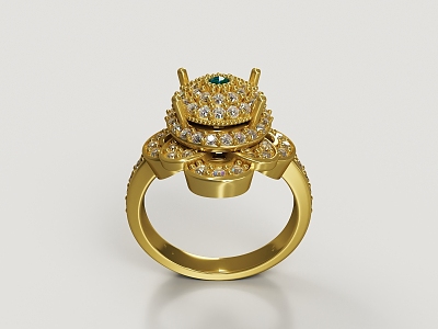 Rings Diamond Rings Gold Rings 3d model