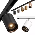 Modern Indoor Track Lights With Different Colors Ceiling Mounted Lighting Fixtures