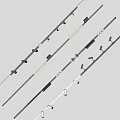 Modern Track Spotlights Embedded Magnetic Lights Linear Lights Steering Spotlights Downlight Bucket Lights Grid Duct Lights 3d model