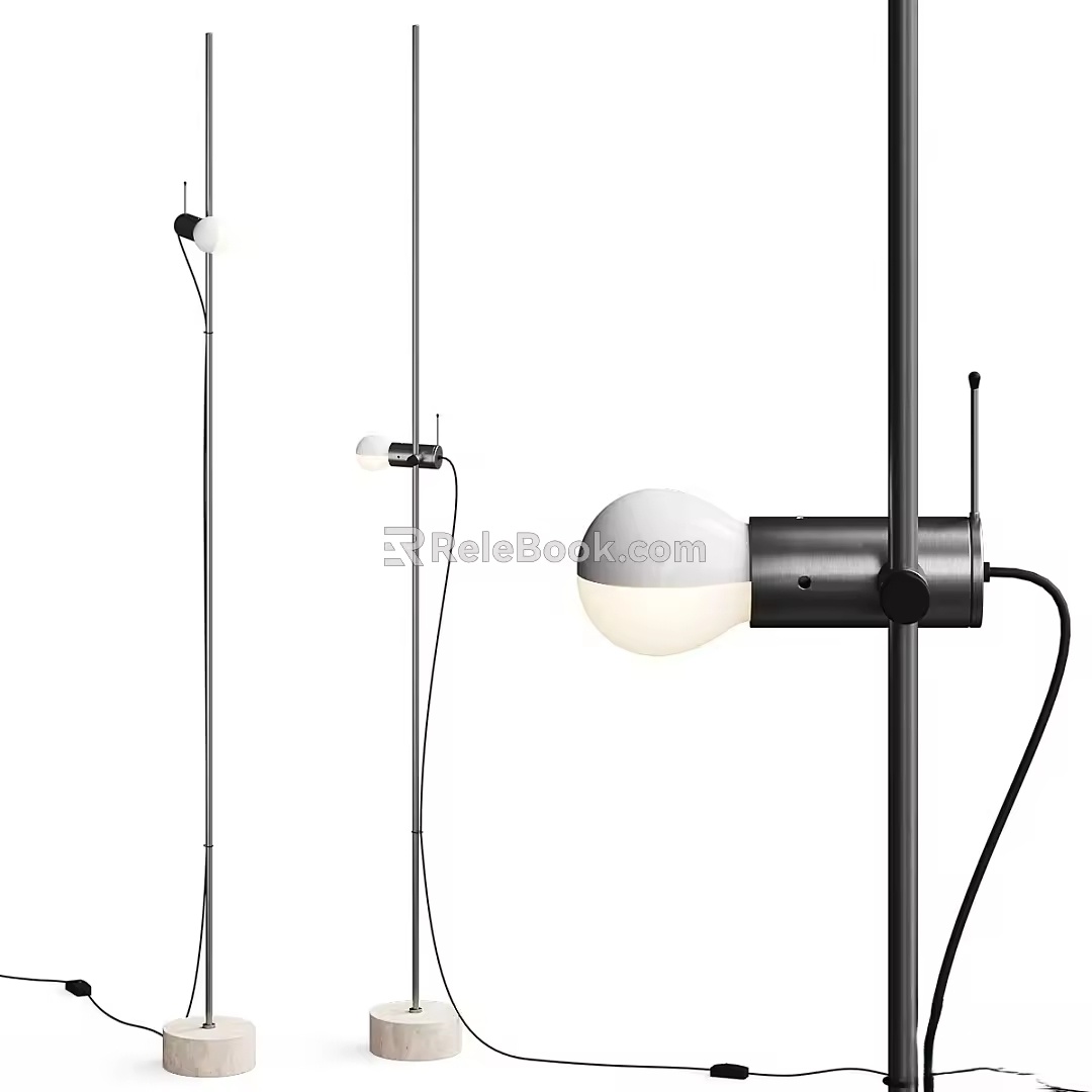 OLUCE Agnoli floor lamp 3d model
