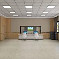 Modern Classroom Recording and Broadcasting Classroom 3d model