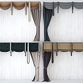 New Chinese Curtain 3d model