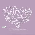 Vibrant Neon Lamps for Flower Boutique with Curly Floral Patterns and Warm Glow