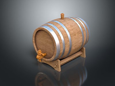 Wine Barrel Beer Barrel Old Barrel Realistic 3d model