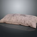 Soft Linen Pillow Cushion For Home Living With Natural Texture And Decorative Pattern
