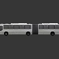 modern bus sci-fi bus future car 3d model