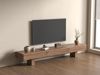 Silent TV Cabinet Finished Cabinet 3d model