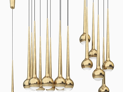 Modern chandelier 3d model