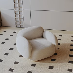 modern leisure chair 3d model