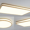 Modern Ceiling Light Collection with Rectangular and Circular Shapes Simple Design and Bright Light