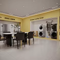 Samsung Luxury Center Shopping Mall Counter With Washing Machines Refrigerators And Display Area