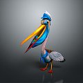 bird bird bird bird game animal cartoon animal animal realistic animal 3d model