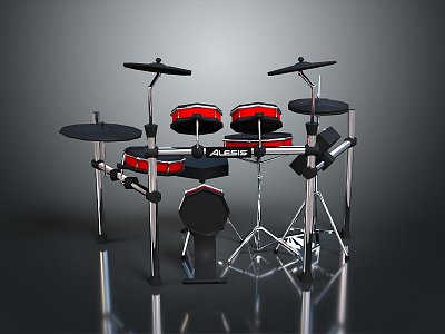 Drums, Percussion Instruments, Rock Instruments, Music Equipment, Music Equipment, Realistic 3d model