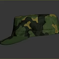 Stylish Green Camouflage Cap With Yellow Patterns For Outdoor And Daily Use