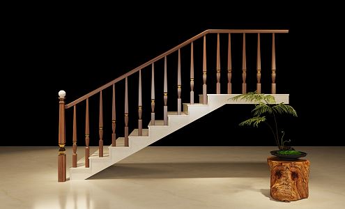 Modern Stairs 3d model