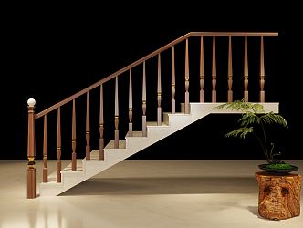 Modern Stairs 3d model