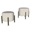 Modern sofa stool 3d model