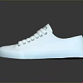 Light Blue LUA Brand Canvas Shoes With White Laces For Casual Daily Wear