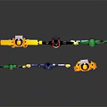 Colorful Robot And Soldier Toy Figures Stretching Arms In Different Colors
