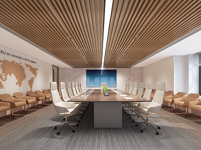 Meeting Room Meeting Room Table and Chair Office Table and Chair Combination model