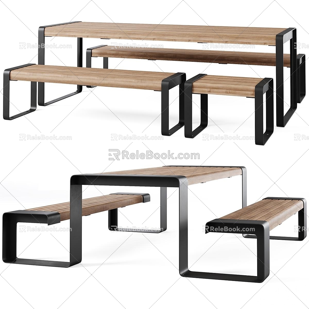 Public Chair Indoor Table and Chair Dining Table and Chair Outdoor Table and Chair model