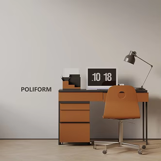 Modern Bookshelf 3d model