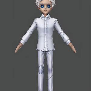 Modern Cartoon Boy Modern Realistic Boy Children Cartoon Animation Game Doll 3d model