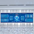 modern command center control center 3d model