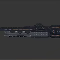 Futuristic Interstellar Spaceship Design With Detailed Cosmic Structure And Advanced Engines