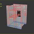 Box Safe Metal Box Game Items 3d model
