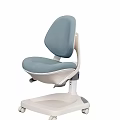 Pink Modern Leisure Chair With Breathable Mesh Backrest And Stable Round Base