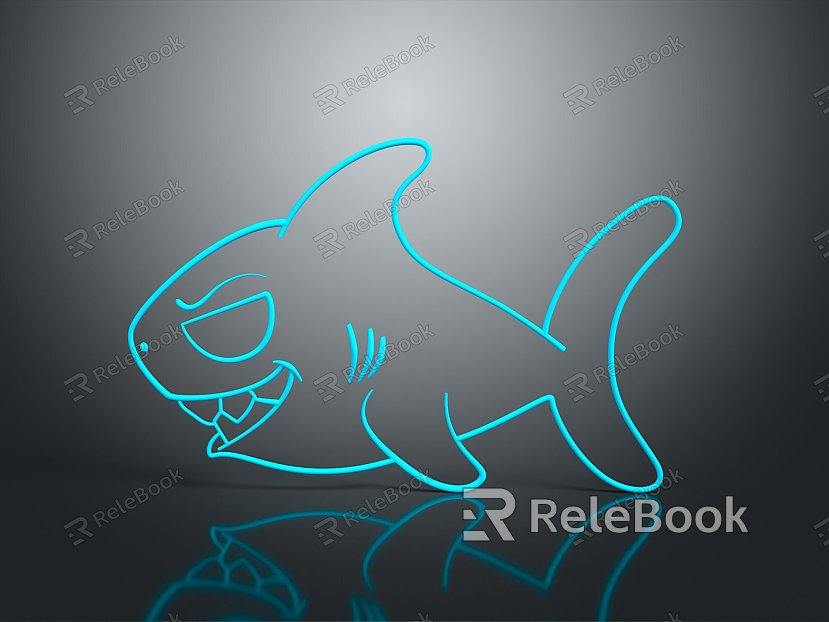 Shark cartoon shark great white shark whale shark hammerhead shark tiger shark man-eating shark blue shark freshwater fish model