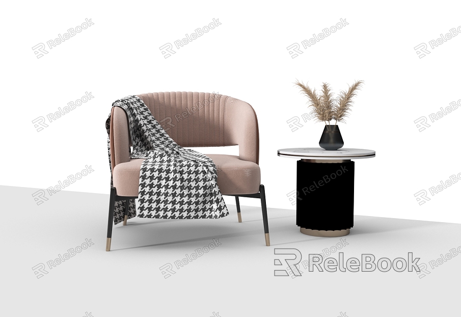 Light Luxury Sofa Chair Casual Sofa Coffee Table Combination Single Chair Sofa model