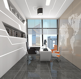 Modern Office Finance Office 3d model