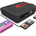 Modern game cassette game machine 3d model