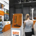 BARTEC Safe Technologies Exhibition Booth With Technical Equipment And People Interacting 3d model