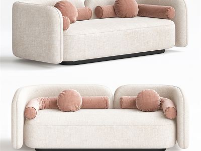 Modern double sofa model