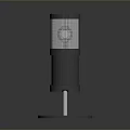 Outdoor Cylindrical Heater With Mesh Cover And Stable Metal Base Stand