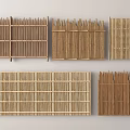 Various Wooden Fence Designs With Vertical Horizontal Slats And Grille Patterns For Outdoor Gardens