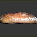 Bread sandwich bread pudding bean paste bread cheese bread big column bar breakfast bread European bread 3d model