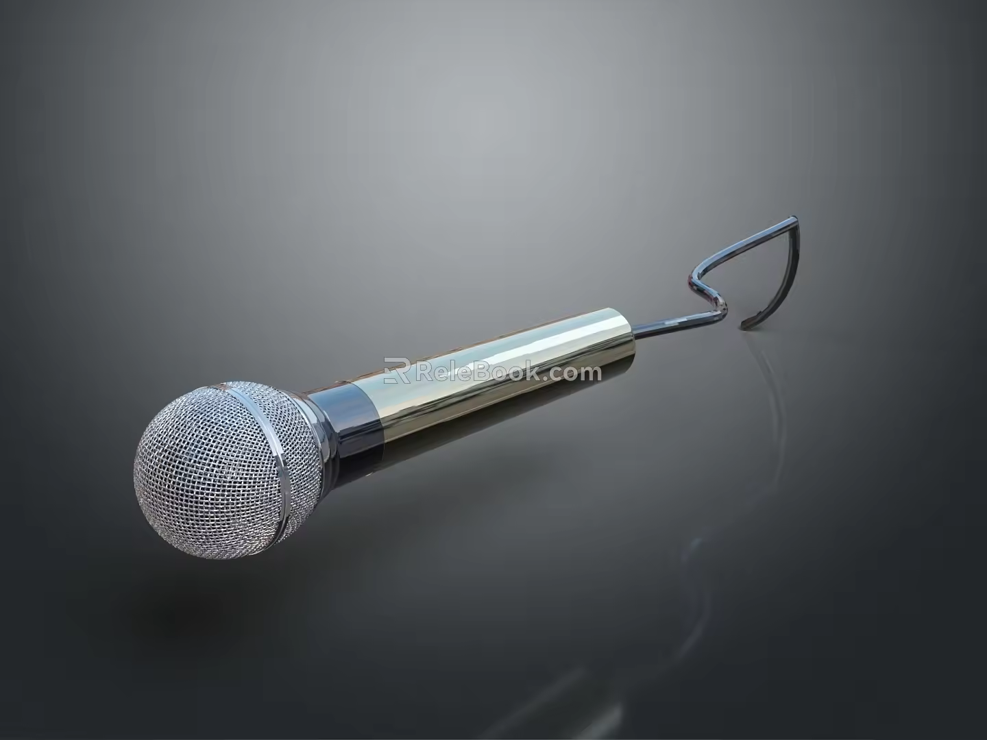 Microphone Amplifier Capacitor Microphone High-end Microphone Wheat Desktop Microphone Broadcasting Microphone 3d model