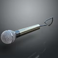 Microphone Amplifier Capacitor Microphone High-end Microphone Wheat Desktop Microphone Broadcasting Microphone 3d model