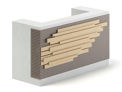 Modern reception desk model