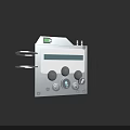 Electronic Control Unit With Digital Display Buttons Knobs And Interface Ports