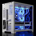 High Performance Gaming PC Case With Blue LED Fans RTX Graphics Card And ROG Motherboard