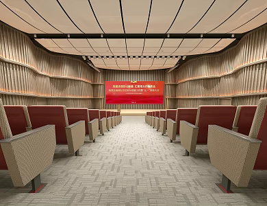 Modern Conference Hall Lecture Hall 3d model