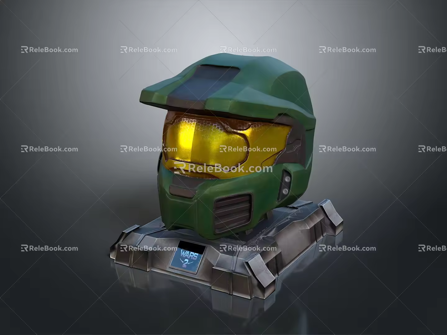 Sci-Fi Helmet Alien Helmet High Tech Helmet Game Helmet 3d model