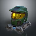 Sci-Fi Helmet Alien Helmet High Tech Helmet Game Helmet 3d model
