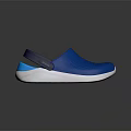 Blue Perforated Casual Shoes With White Sole and Blue Strap for Comfortable Daily Wear